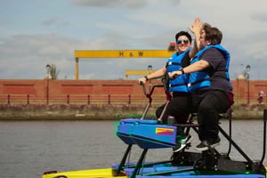 Belfast: Hydrobike Tour po rzece Lagan