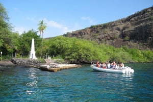 Big Island: Zwiedzanie i nurkowanie z rurką z Kapitanem Cookiem