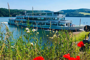 Croisière sur le lac Biggesee : le romantisme du lac dans les montagnes du Sauerland !