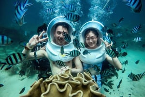 Boracay: Wycieczka na wyspę z lunchem i nurkowaniem w kasku