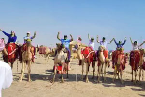 Doha: Dune bashing, camel ride, sandboarding & Inland sea