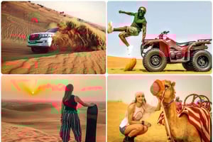 Doha: Quad/Buggy, Wüstentour, Kamelritt, Sandboarding