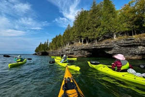 Door County: Cave Point & Whitefish Dunes Kayak Tour