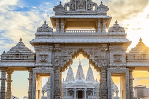 Från NY: Shri Swaminarayan Mandir, Longwood Gardens dagstur