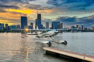 Fra Perth: Vandflyvning til Rottnest Island med frokost