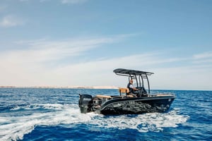 Hurghada: Giftun Island Orange Bay Speedboat Cruise & Frokost
