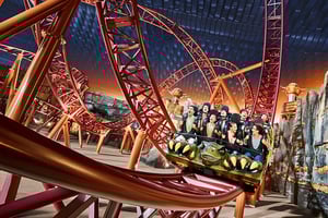 Billets d'entrée à IMG Worlds of Adventure avec transferts à l'hôtel