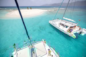 Jost Van Dyke : excursion en catamaran à Sandy Spit et White Bay