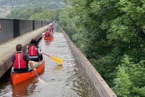Llangollen: Aqueduct Canoe Tour Adventure