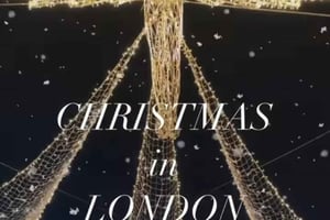 Lontoo: Lontoossa: Christmas Lights Guided Walking Tour