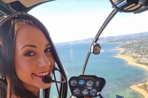 Melbourne: passeio particular de helicóptero pela cidade e praias