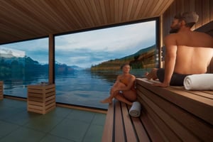 Queenstown: Flydende saunaoplevelse på Lake Whakatipu