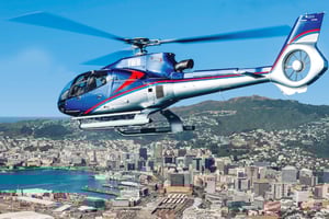 Wellington: voo panorâmico de helicóptero no porto