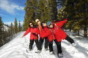 Whitehorse: Halfdaagse tour op sneeuwschoenen