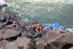 From Livingstone & Victoria Falls: Rafting & Safari Combo