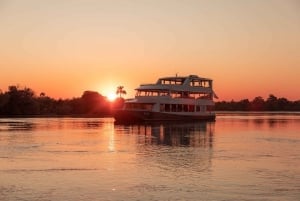 Cataratas Victoria: Crucero de lujo de 2 horas por el río Zambeze al atardecer