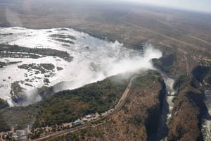 Victoria Watervallen: Helikoptervlucht met ophaalservice vanaf je hotel