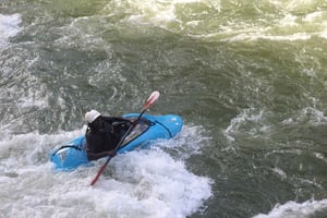 Kajaksejlads på Zambezi-floden