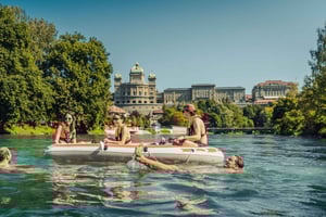 From Zurich: Private Aare River Rafting Day Trip to Bern