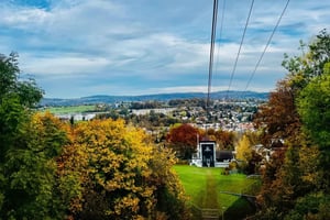 PHOTO include in Zurich walk cable car panoramic lake Zurich