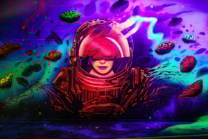 Цюрих: Мини-гольф Black Light Galaxy