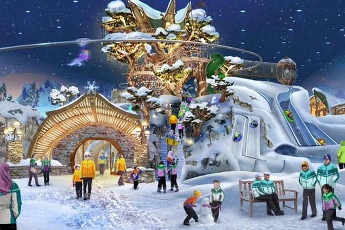 Tur til Sheikh Zayed Grand Mosque og Snow Park