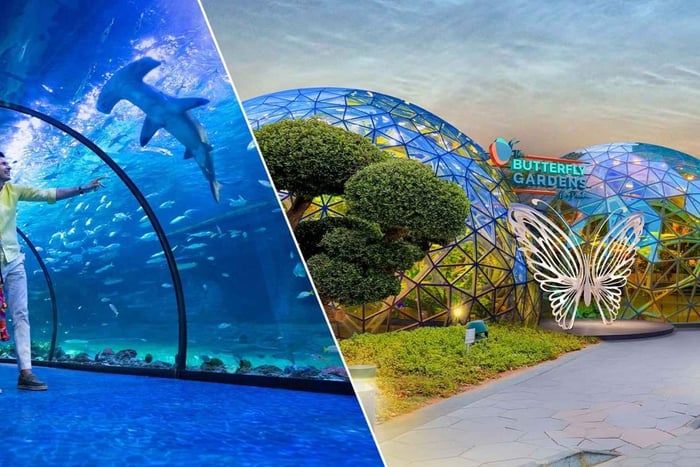 i Giardini delle farfalle + l'Acquario nazionale