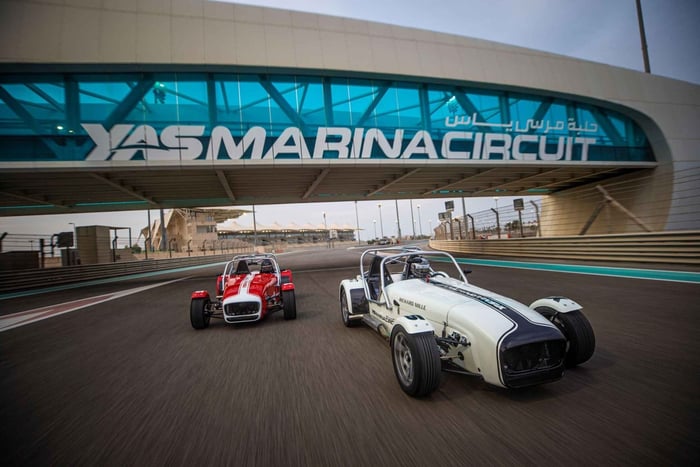 Abu Dabi: Circuito Yas Marina Caterham Pasajero