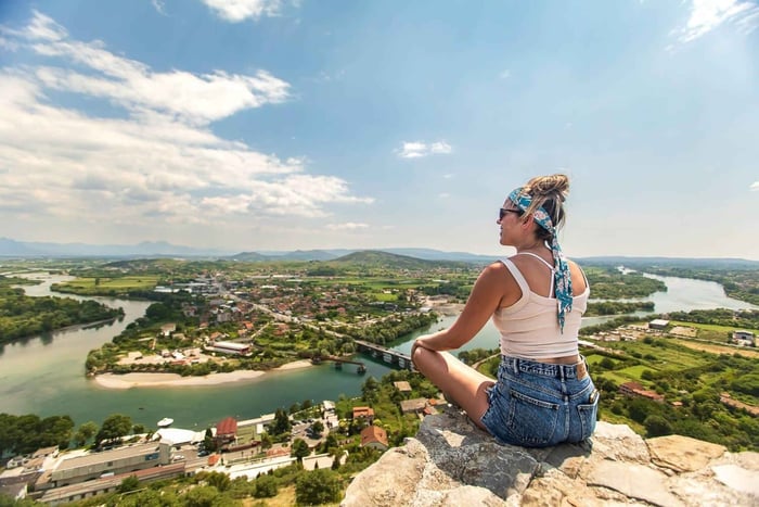 ALBANIË tour-Shkodra, Rozafa, Skadar meer, Niagara watervallen