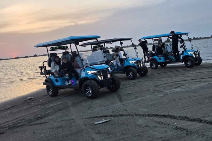 Durazzo/Golem: tour in 4x4 al tramonto nella laguna e degustazione di vini