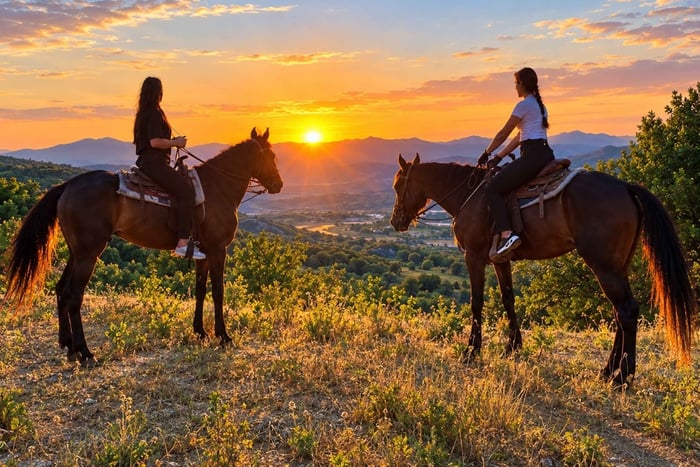 Da Tirana: passeggiata a cavallo