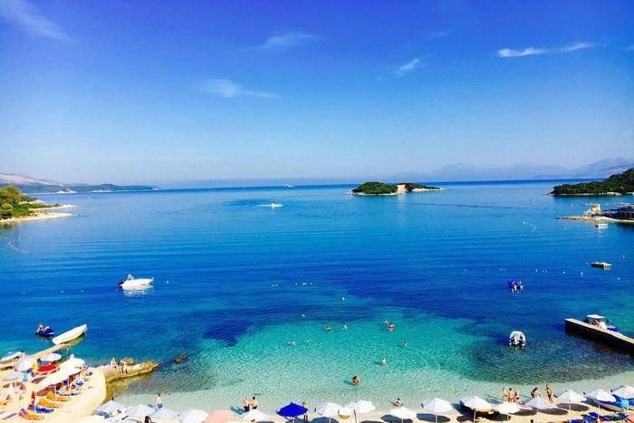 Ksamil: tour in moto d'acqua con splendide riprese di droni