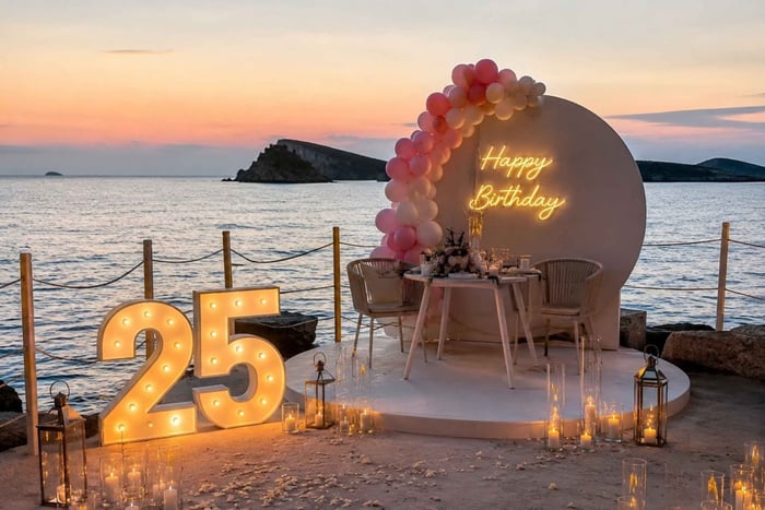 Ksamil: Private Birthday On Twin Islands With Drone Photos