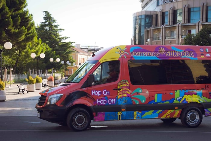 Shkodra: Hop-On Hop-Off Sightseeing Shuttle