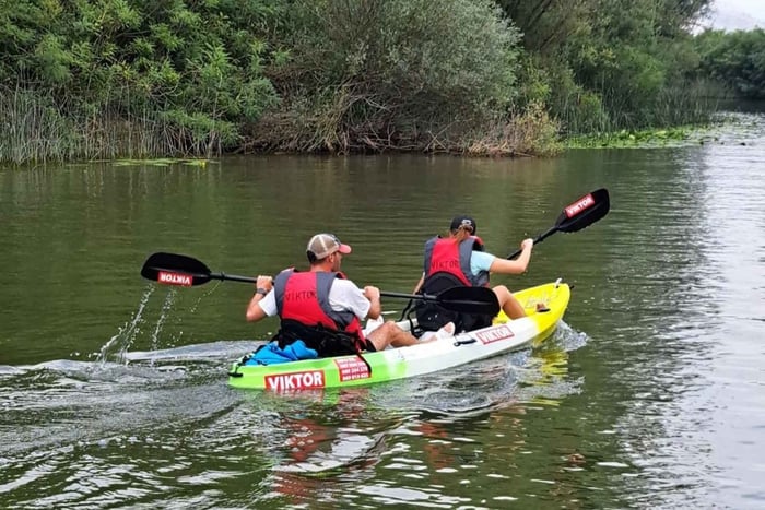 Skutarisee: Kajak-Verleih mit Schwimmen & versteckter Natur