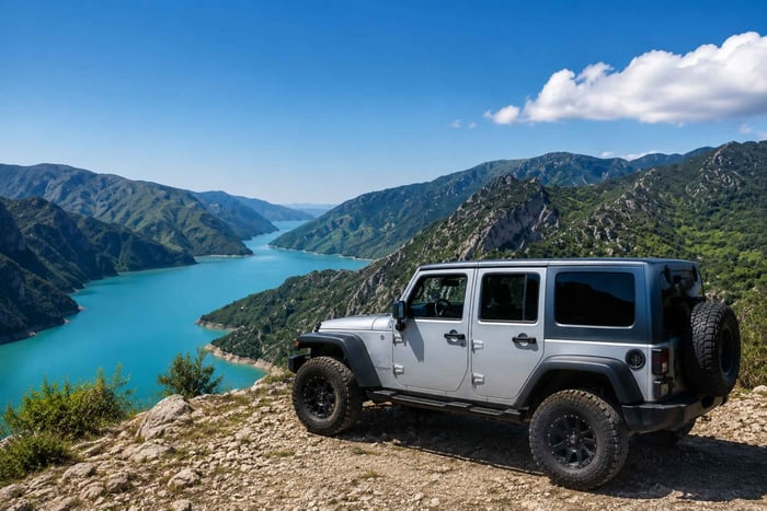 Lago di Bovilla e Kruja: tour in fuoristrada | Alba e tramonto