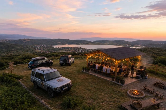Valona: avventura in montagna in 4x4 con cena barbecue