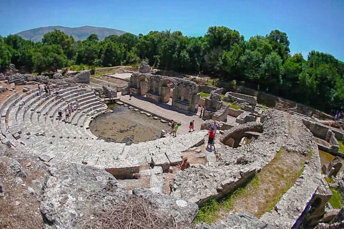Dagtrip naar Saranda en Butrint Nationaal Park vanuit Corfu