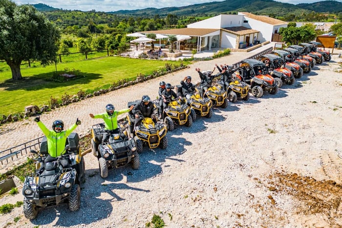 Albufeira: Dagsutflykt med fyrhjuling och lunch