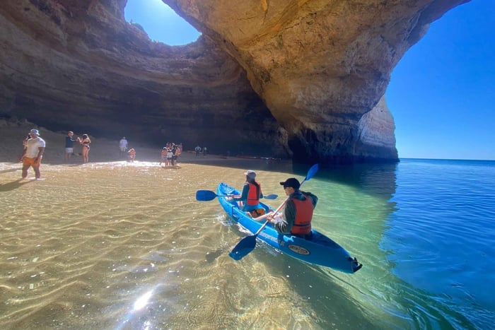 Benagil Beach: Kayak to Benagil caves with Sunrise option