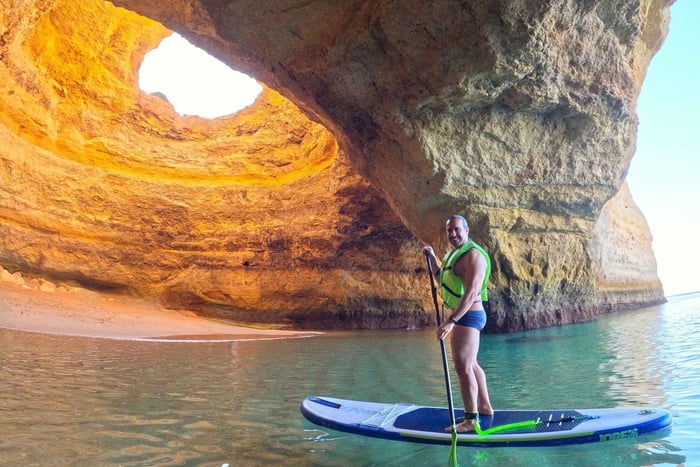 Benagil: Paddle Board Experience in Benagil Cave & 4k Photos
