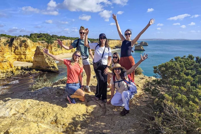 From Faro: Benagil Cliffs Hiking & 4 Treasures Experience