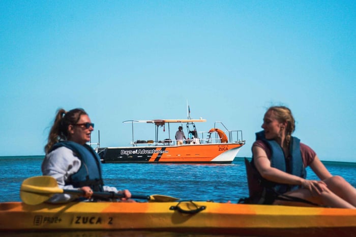 From Lagos: Ponta da Piedade Caves Kayak Tour from Catamaran