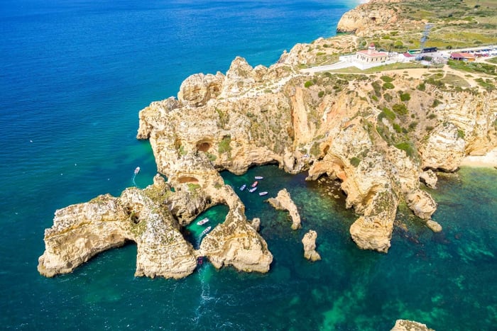 Lagos: Piedade Caves & Coastline Private Catamaran