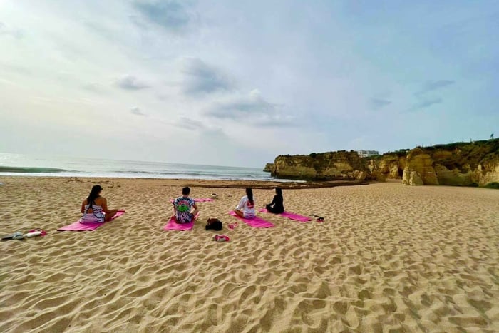 Morning Beach Yoga in Albufeira by el Sol Lifestyle