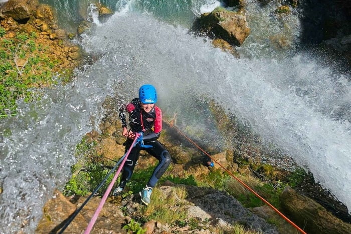 Anna: canyoning i Gorgo de la escalera