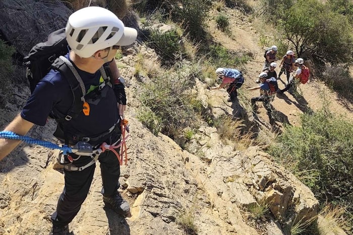 Callosa del Segura: via ferrata guidata a Callosa K3 con discesa in corda doppia