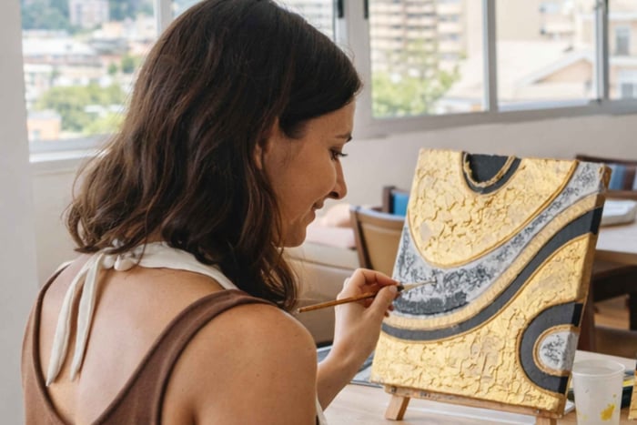 Crea il tuo primo quadro in rilievo: arte testurizzata passo dopo passo, ad Alicante