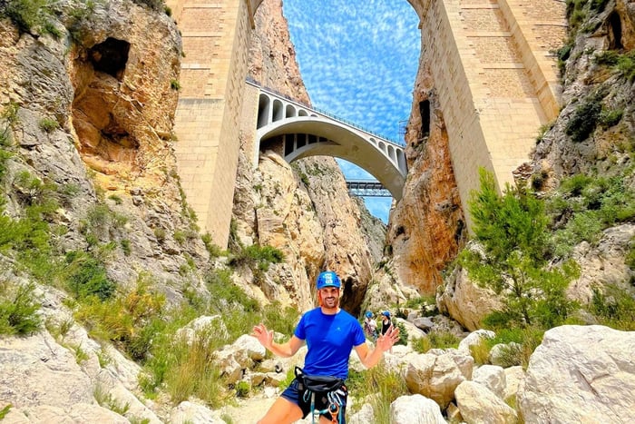 Dry Canyoning in the Mascarat in Calpe-Altea
