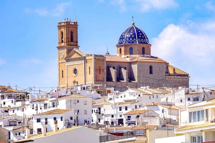 Fra Benidorm: Guadalest, Altea og billett til Algar-fossene